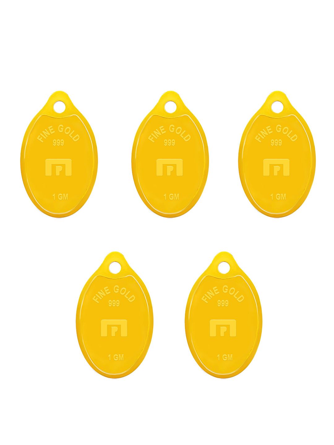 Swarnavarsham 24K 999 Purity 2g Lakshmi Gold Coin Pendant- 5 Gm (1gm each x 5 Pcs)-image-14