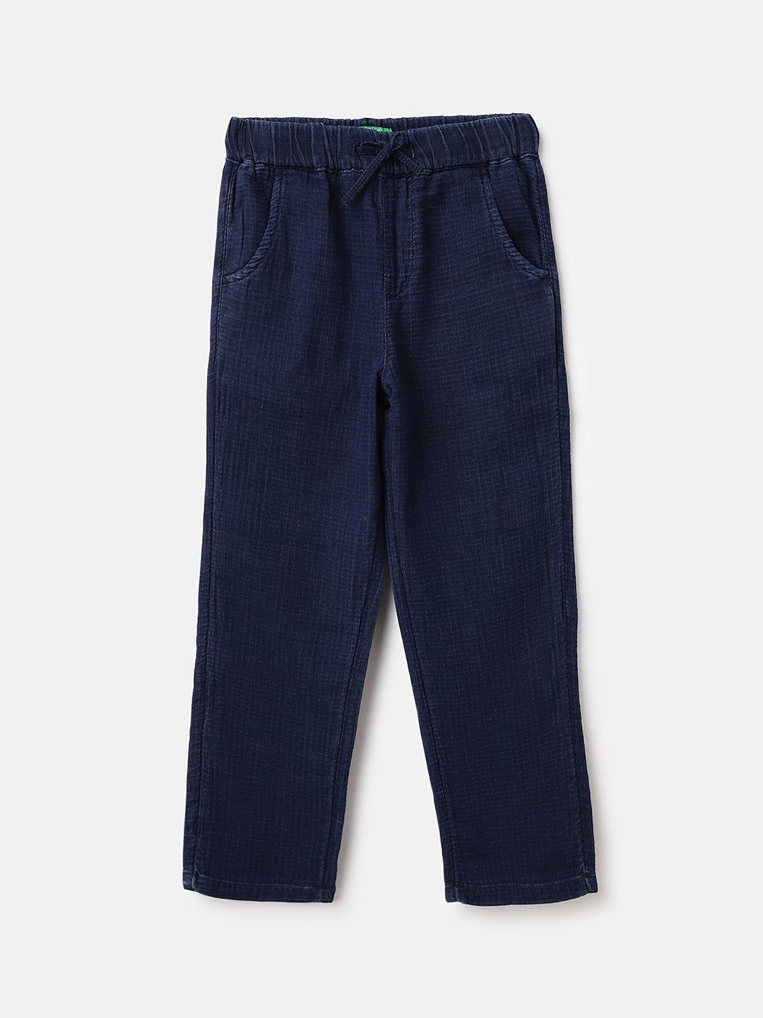 United Colors of Benetton Boys Self Design Regular Fit Mid-Rise Trousers-picture-29