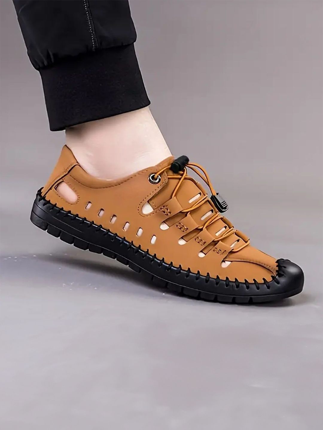 Robbie Jones Men PU Shoe-Style Sandals-picture-20