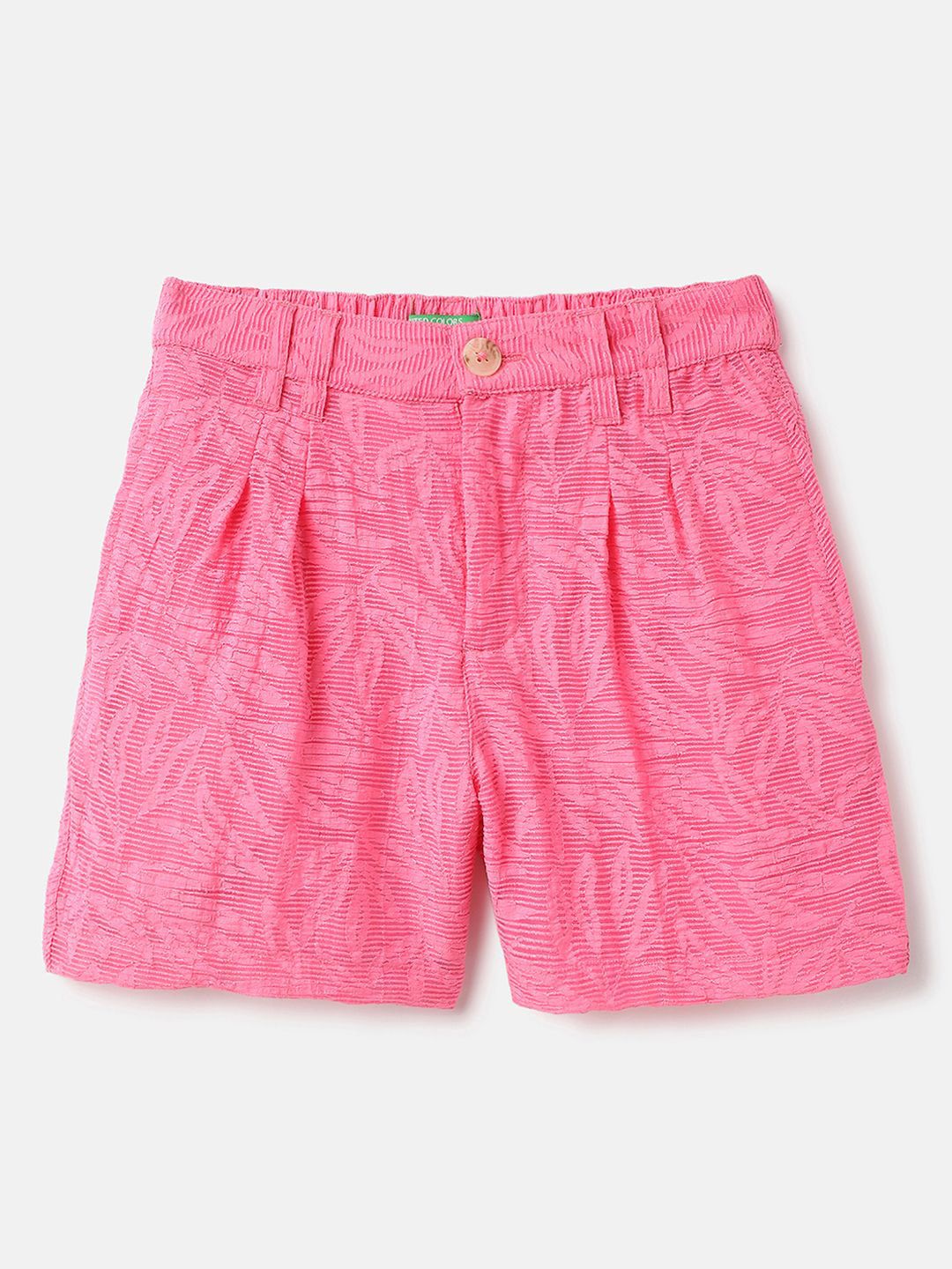 United Colors of Benetton Girls Floral Printed Shorts