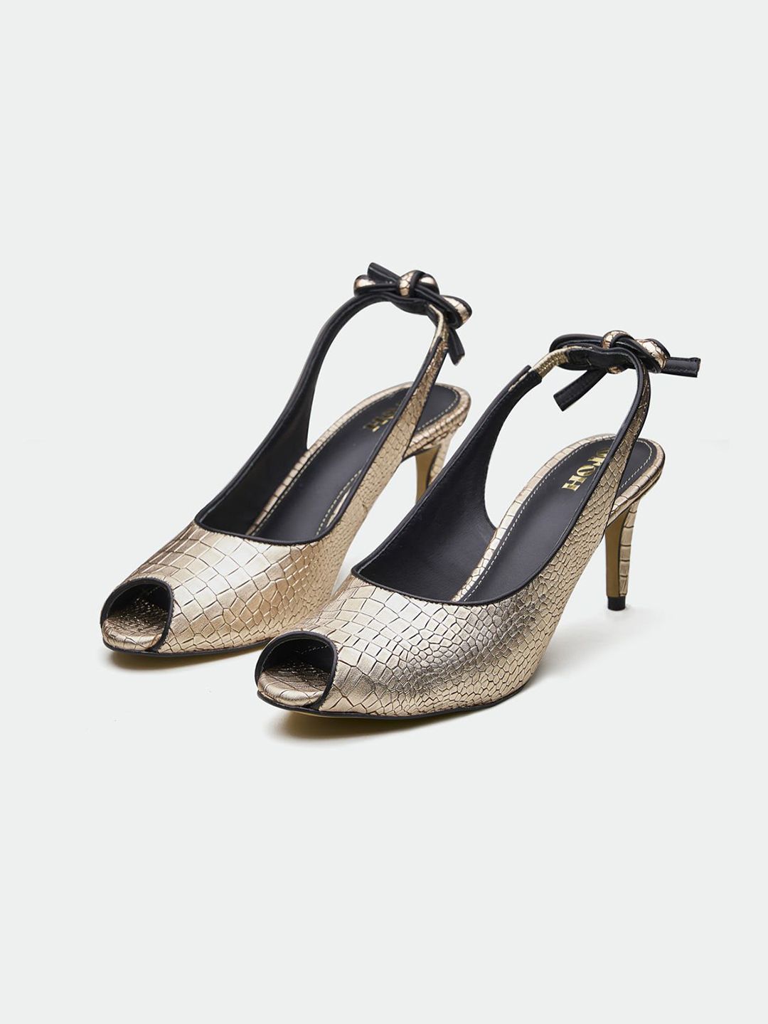 Oroh Women Party Western - Embellished Leather Party Stiletto Pumps-picture-21