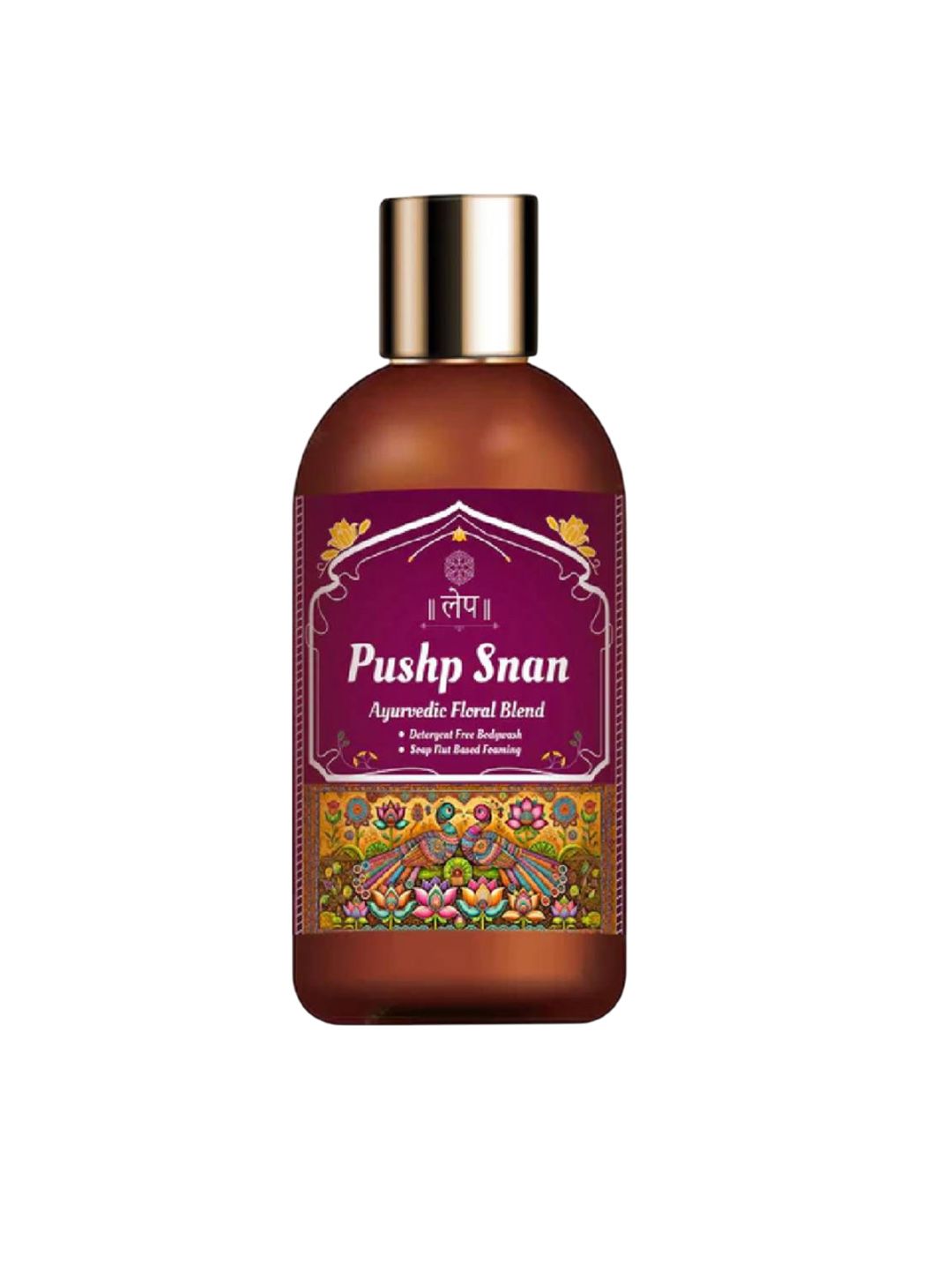 LEP Pushp Snan Ayurvedic Floral Blend Body Wash For Deep Cleansing - 200 ml-picture-25
