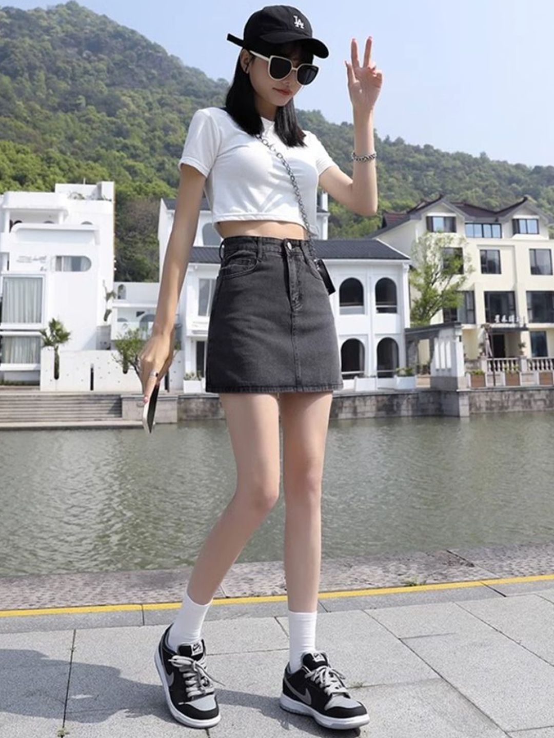 StyleCast Straight Mini Skirt view 1