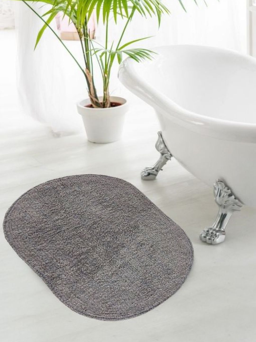 Aura Grey Textured Anti-Skid Bath Rugs-image-19