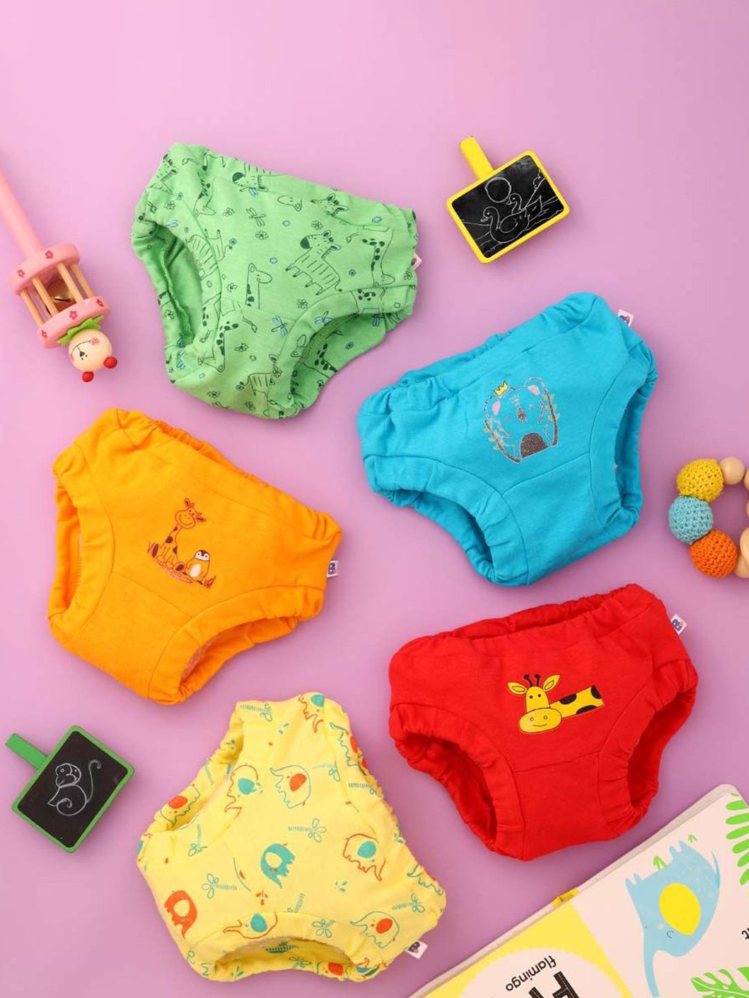 SuperBottoms Infants Pack Of 3 Assorted Basic Briefs BASIC-BRIEFS-ASSORTED-6-9M-3PACK-picture-20