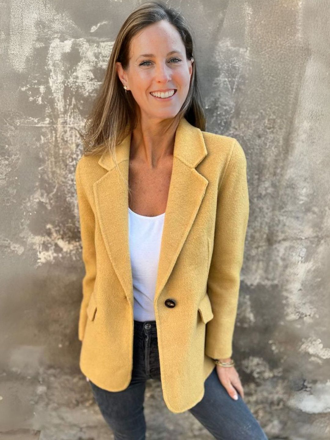 StyleCast Women Solid Tailored Jacket