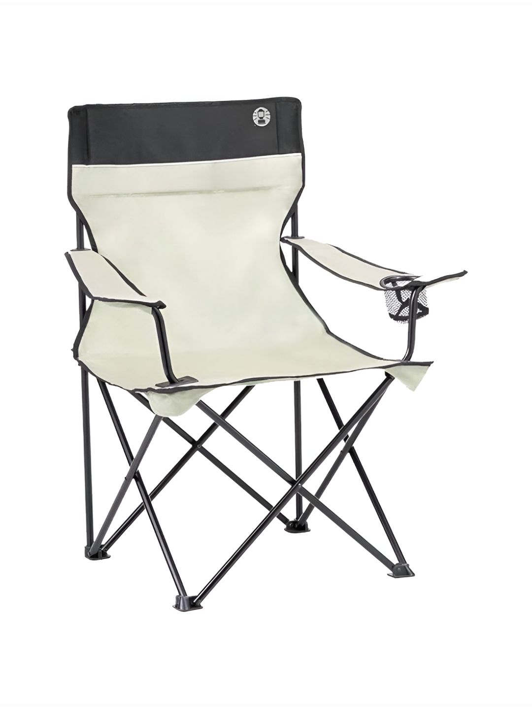 Coleman Khaki & Black Foldable Standard Quad Outdoor Camping Chair