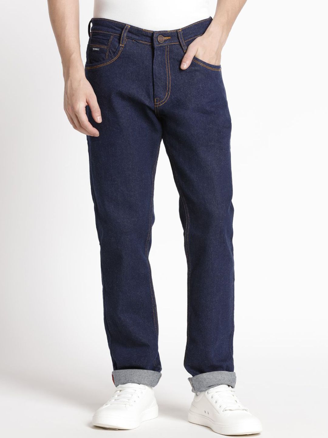 ODCC Men Comfort Regular Fit Mid-Rise Light Fade Stretchable Jeans-picture-37