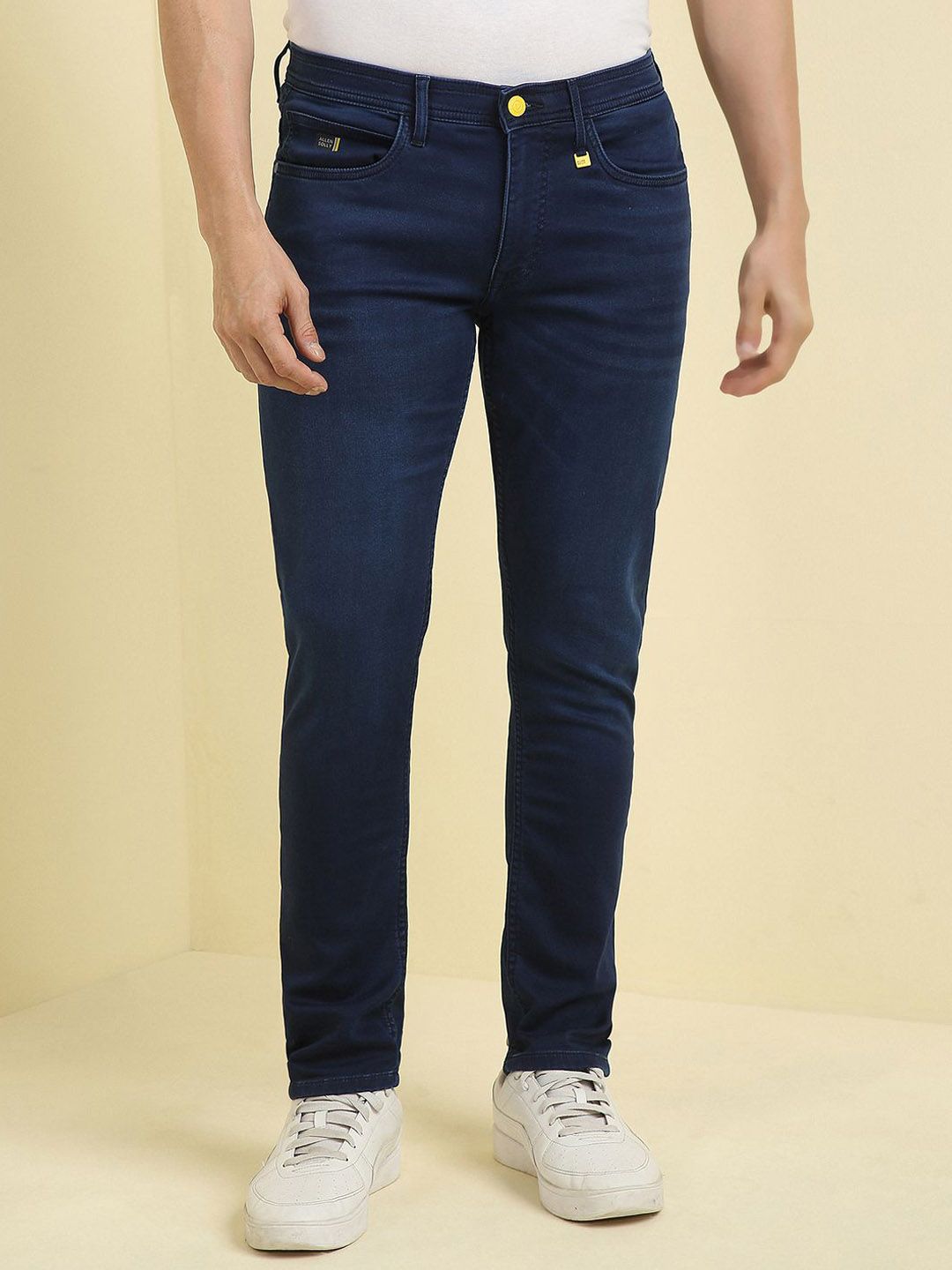 Allen Solly Men Slim Fit Mid-Rise Stretchable Jeans-picture-34