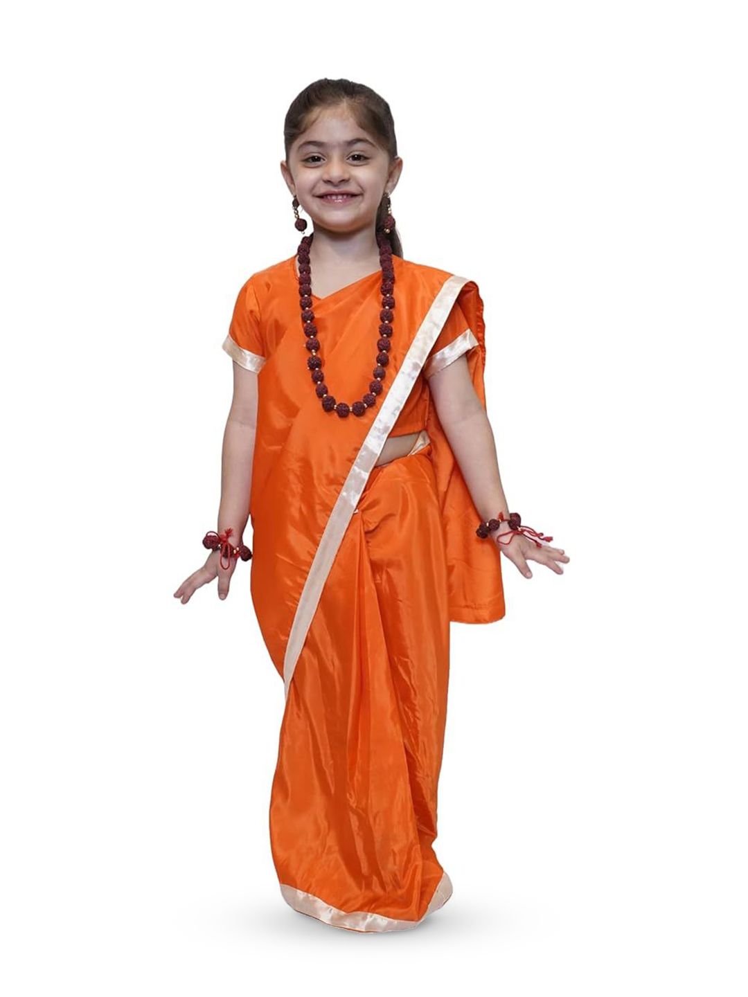Kaku Fancy dresses Girls Vanvasi Seeta Saree With Blouse-picture-30