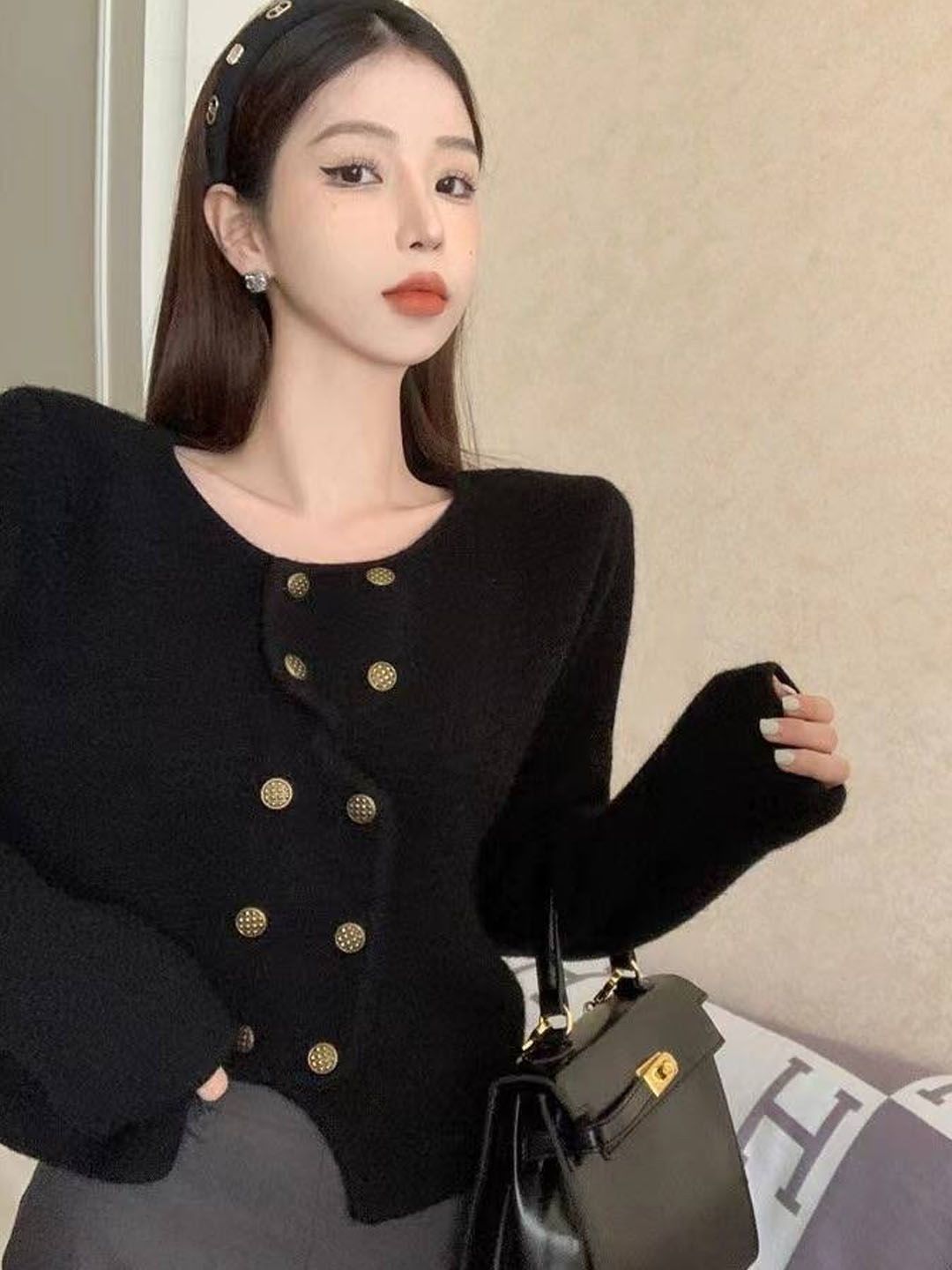 StyleCast Women Colourblocked Polyester Crop Open Front Jacket with Embroidered