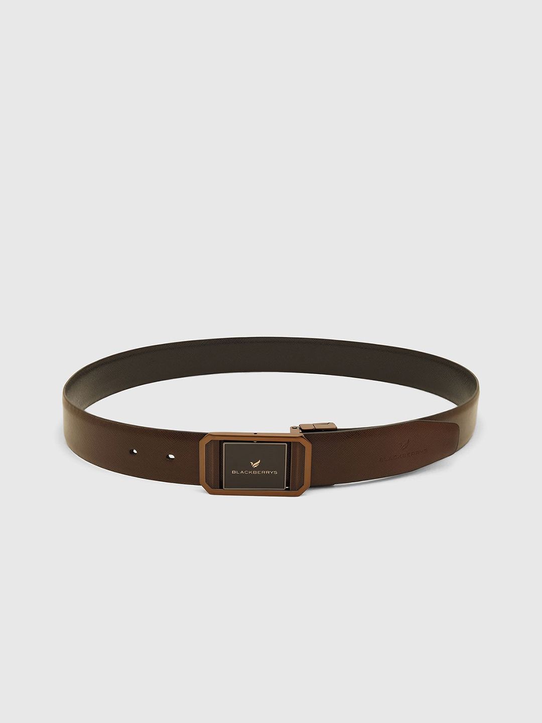 Blackberrys Men Textured Leather Reversible Formal Belt-picture-45
