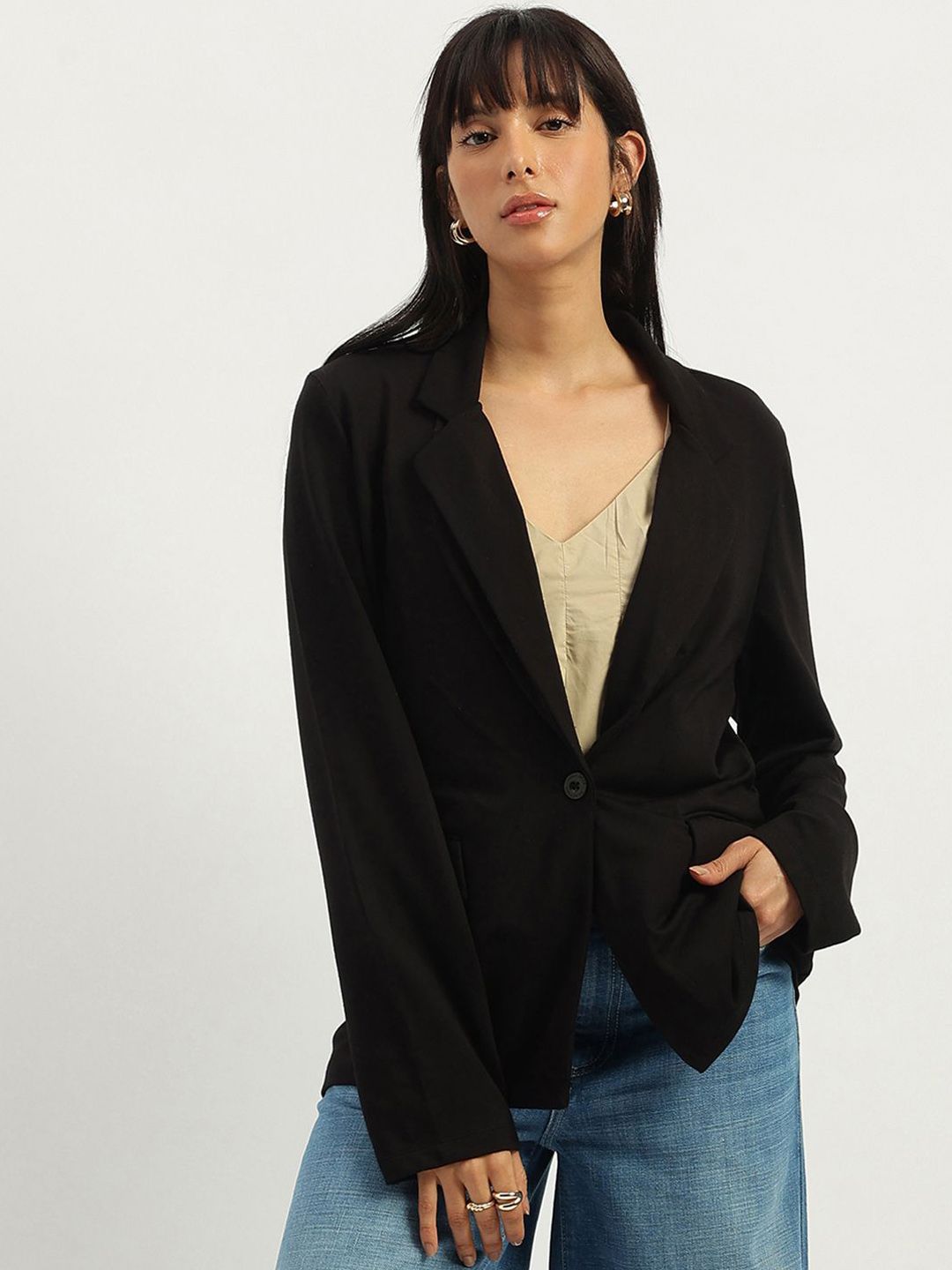 United Colors of Benetton Single Breasted Casual Blazer-image-48