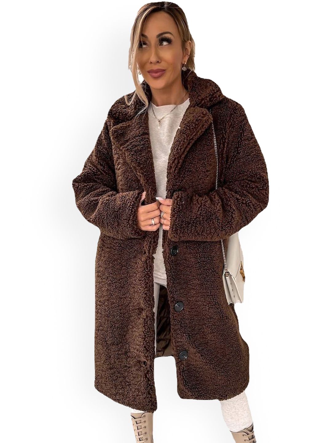 StyleCast Women Self-Design Single-Breasted Overcoat