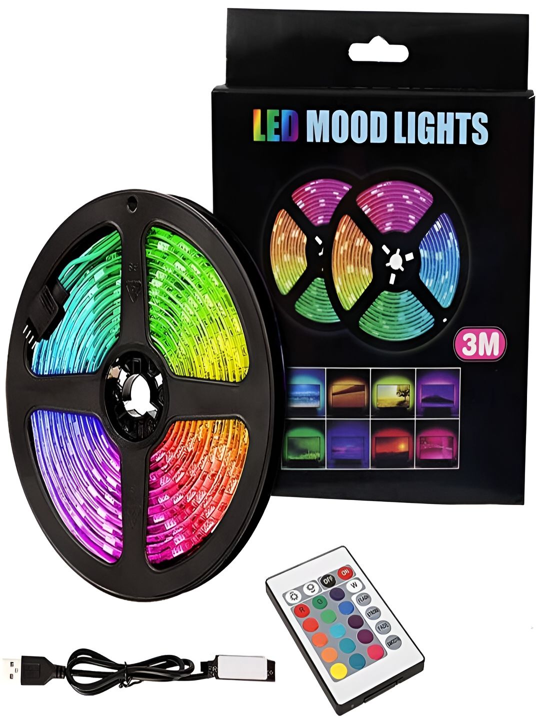 DeoDap Green & Red LED Strip Lights & Remote-picture-52