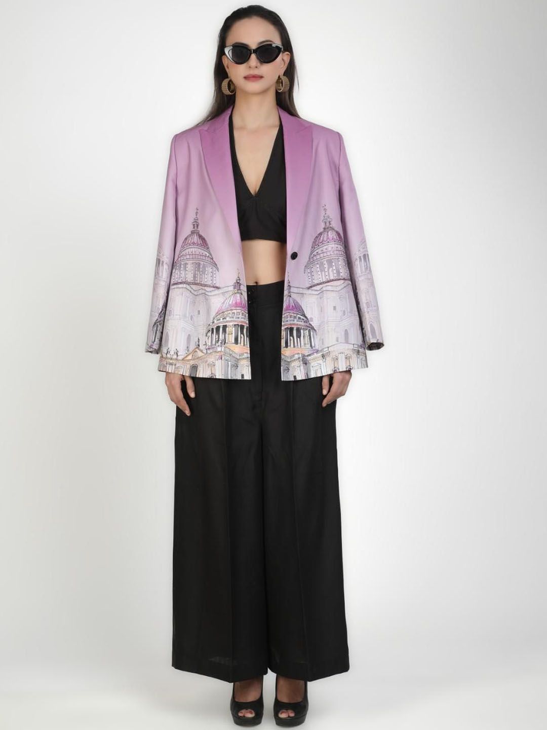 KOVET Printed Single-Breasted Casual Blazers-picture-44
