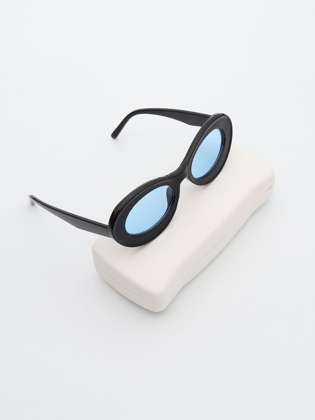 PELLE LUXUR Unisex Oval Sunglasses with UV Protected Lens PL25GS357-image-37