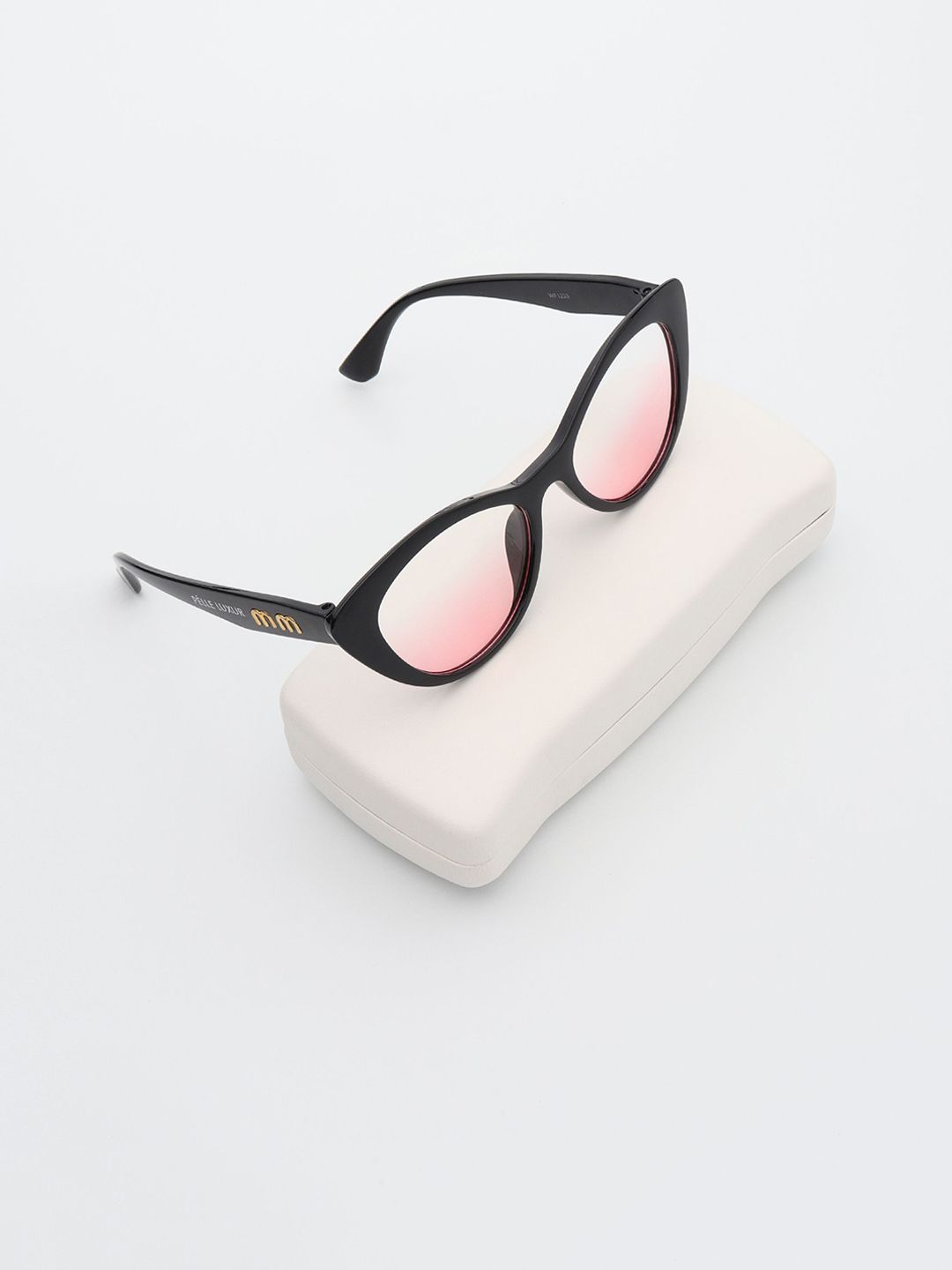 PELLE LUXUR Unisex Round Sunglasses with UV Protected Lens PL25GS291-image-43