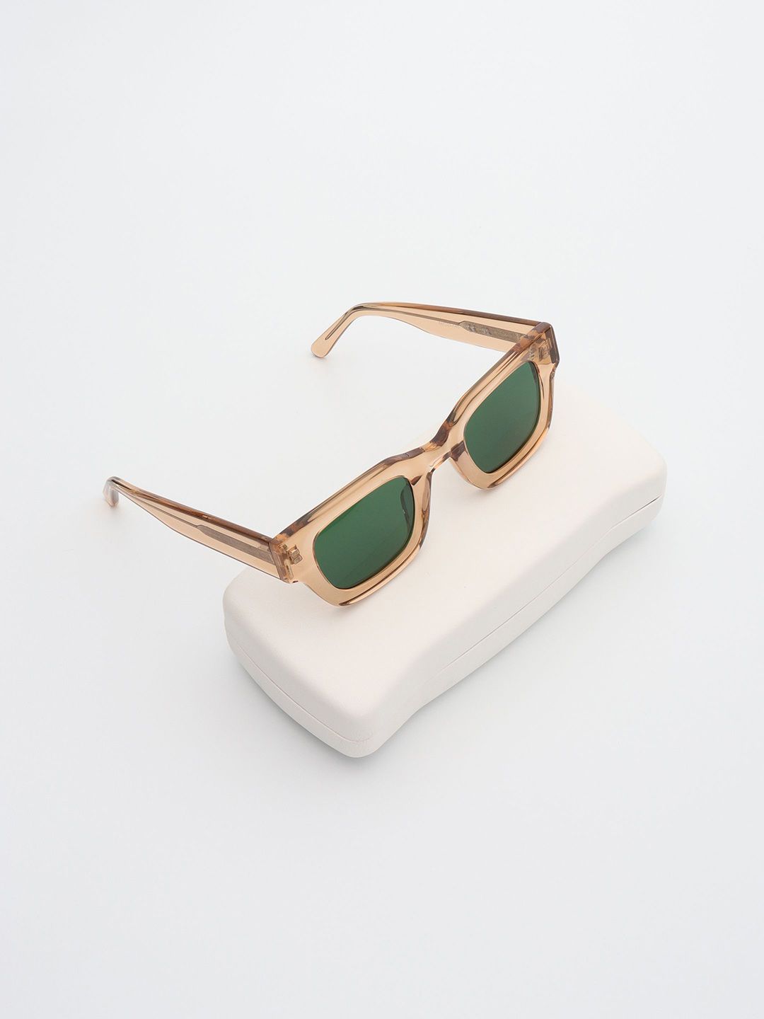 PELLE LUXUR Unisex Rectangle Sunglasses with UV Protected Lens PL25GS371-image-18