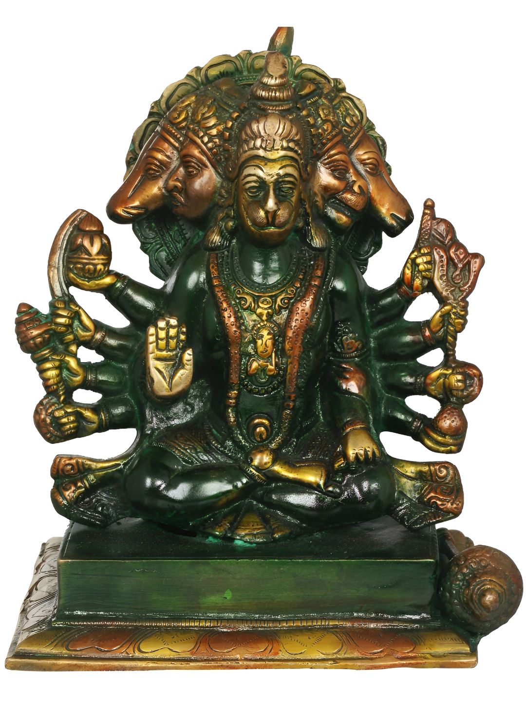 Exotic India Green Religious Idol Showpiece-picture-30