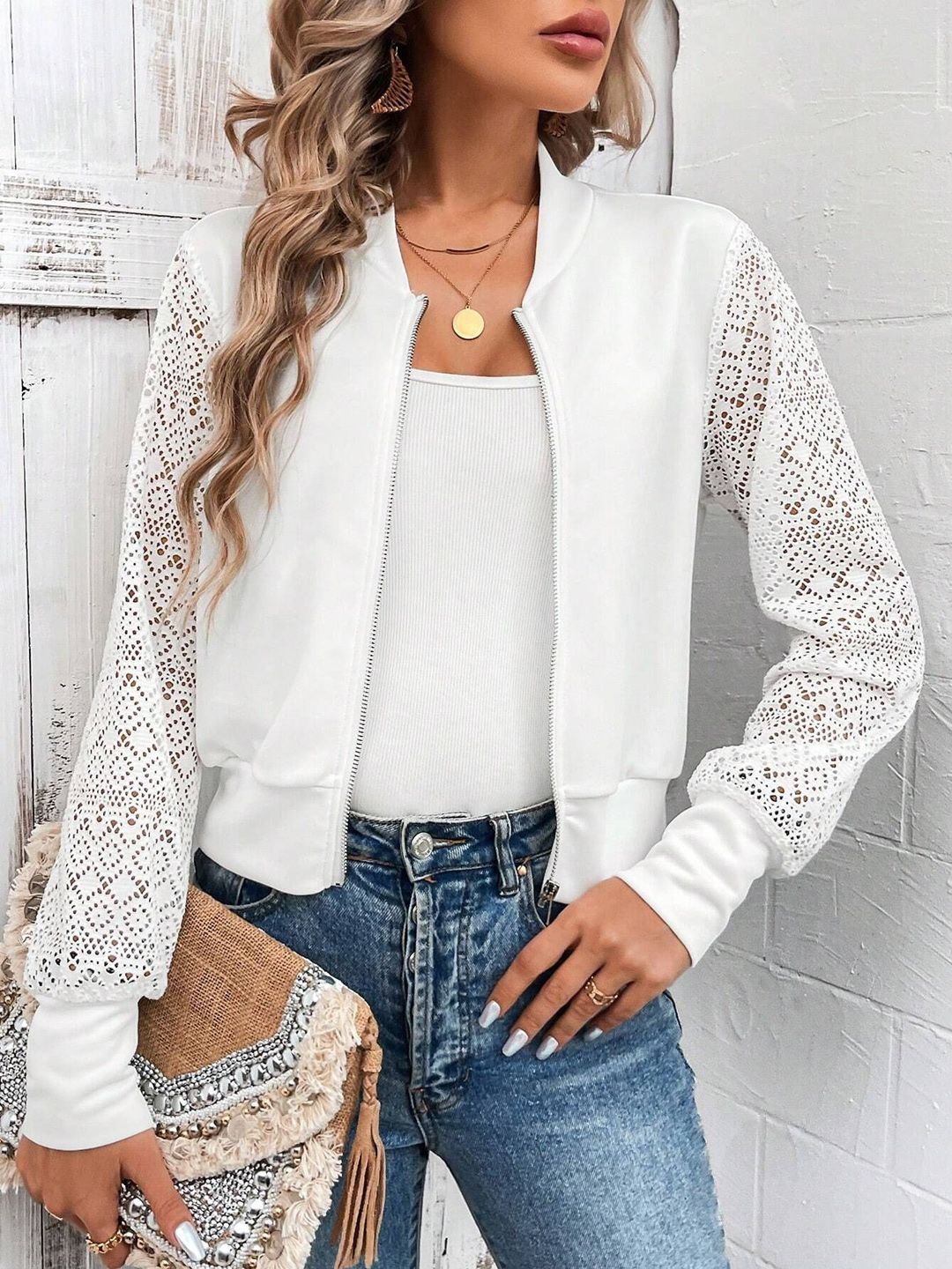 StyleCast Women Floral Tailored Jacket