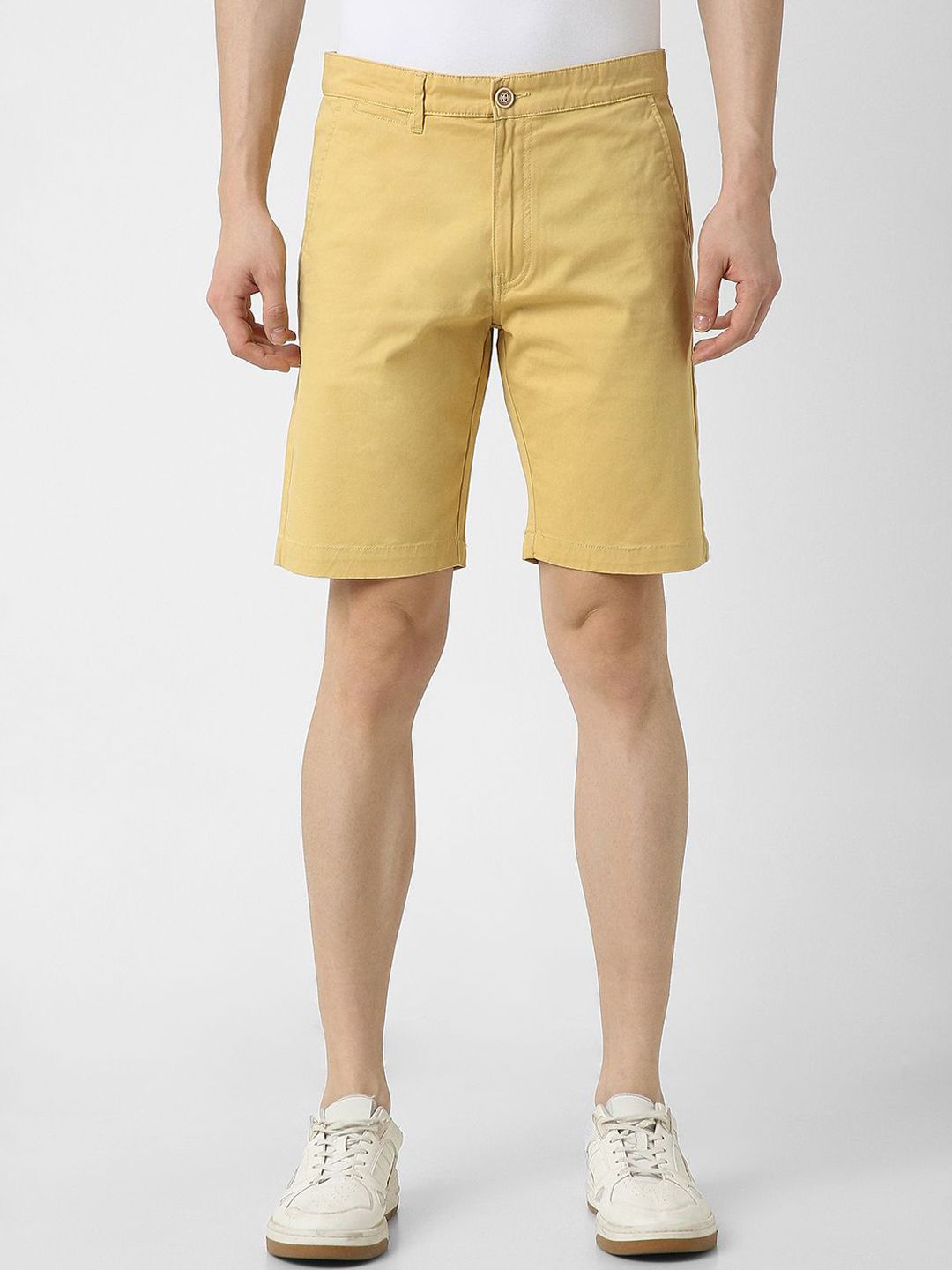 Peter England Casuals Men Regular Fit Mid-Rise Shorts-picture-12