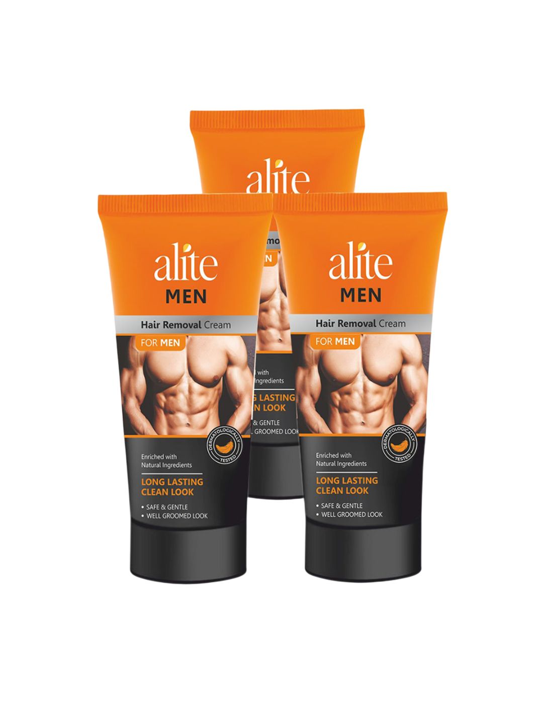 Alite Set Of 3 Hair Removal Cream With Activated Charcoal - 60 g Each