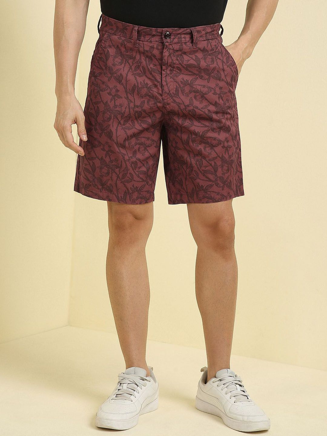 Allen Solly Men Floral Printed Shorts-picture-36