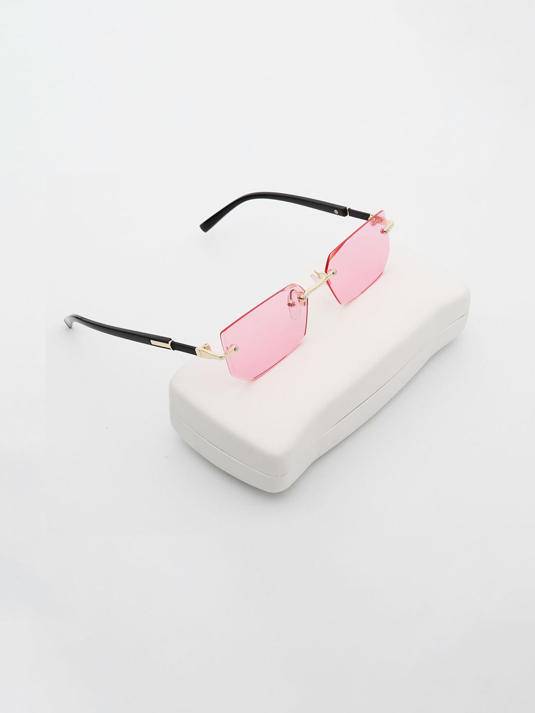 PELLE LUXUR Unisex Rectangle Sunglasses with UV Protected Lens PL25GS19-image-46