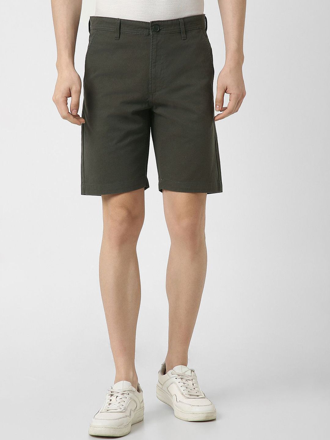 Peter England Casuals Men Regular Fit Shorts-picture-11