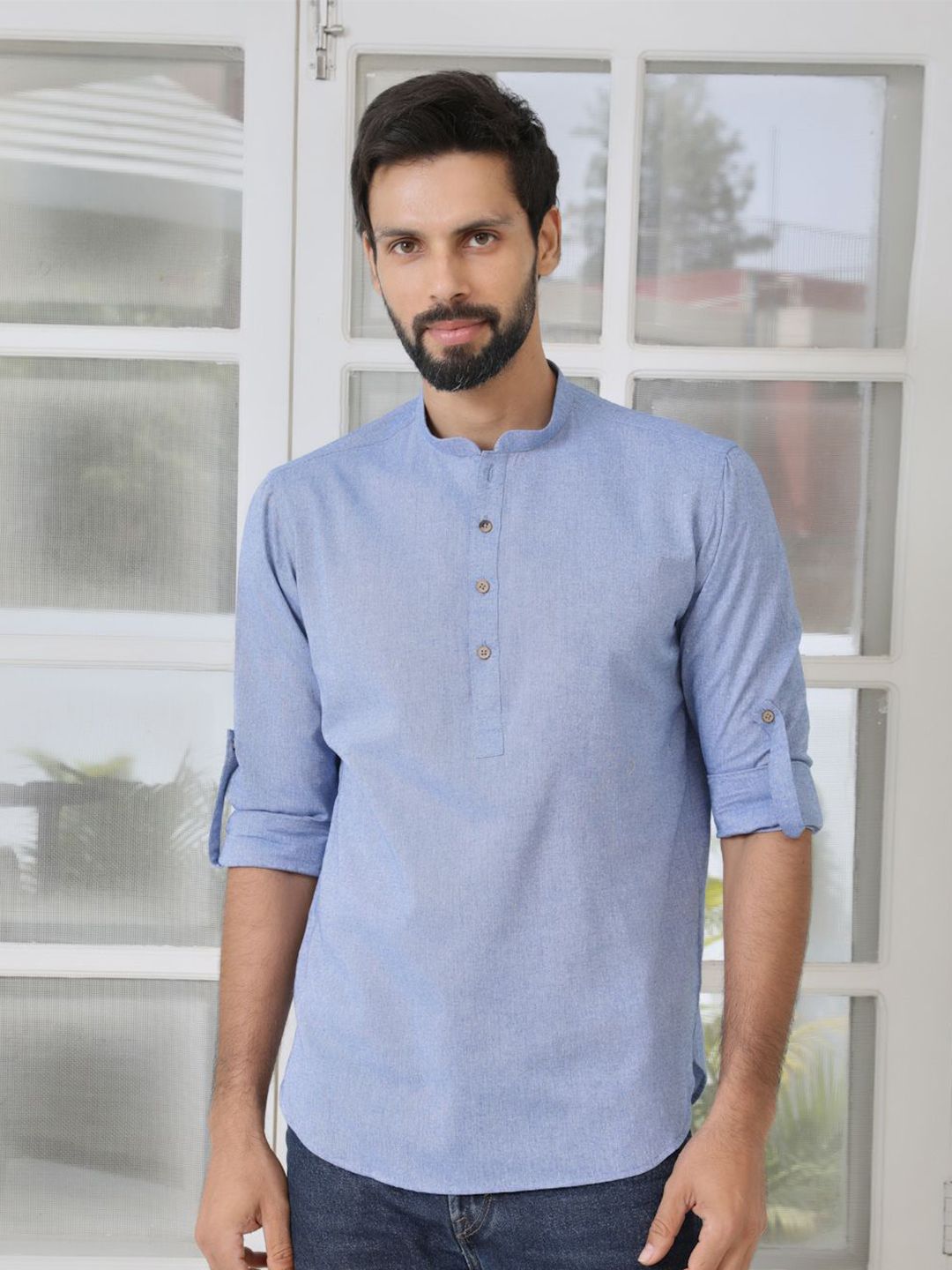 See Designs Men Cotton Short Kurta-picture-39
