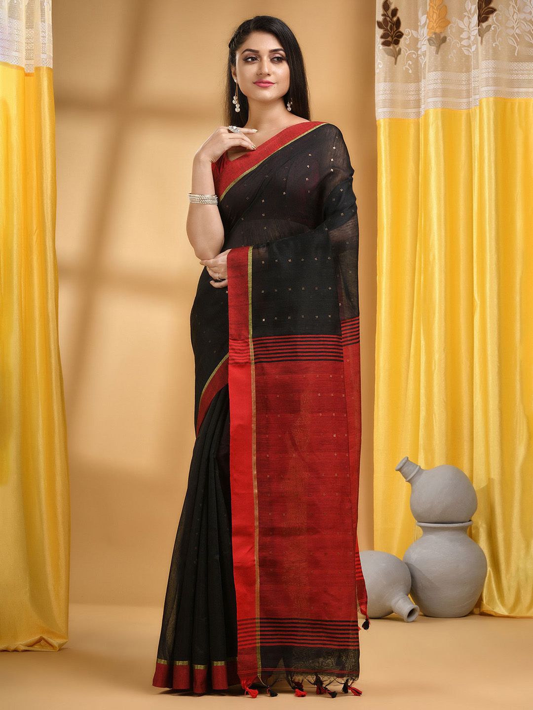 DESH BIDESH Woven Design Traditional Regular Sarees-picture-34