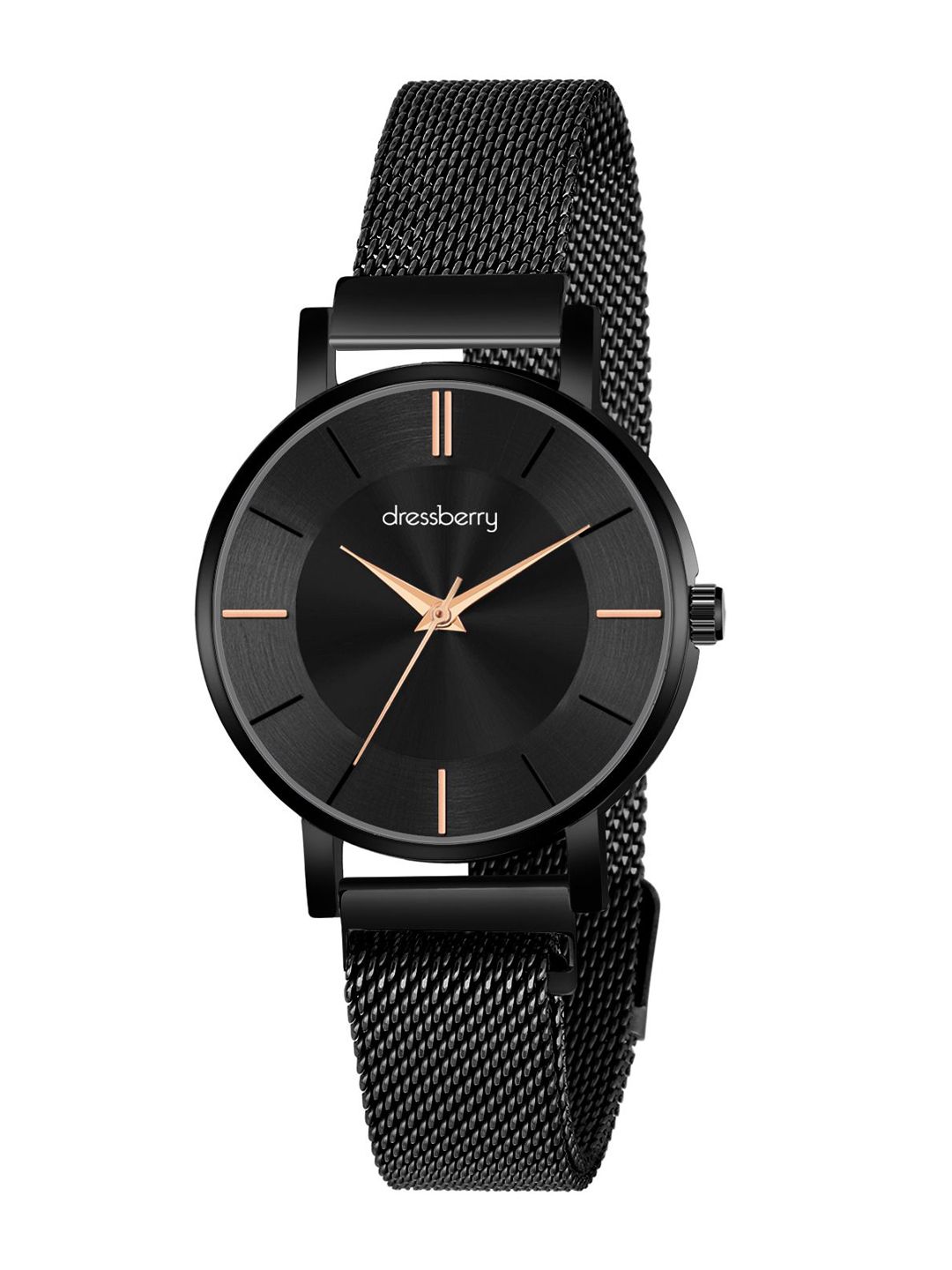 DressBerry Women Dial & Bracelet Style Straps Analogue Watch HOBDB-292-BK-picture-14