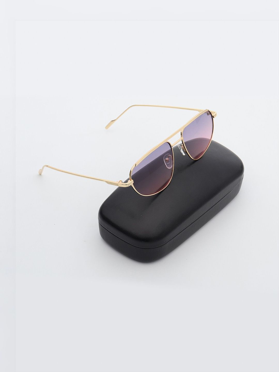 PELLE LUXUR Unisex Oval Sunglasses with UV Protected Lens PL25GS210-image-45