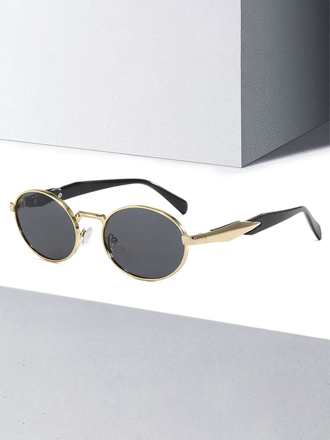 HAYDEN haiza Unisex Round Sunglasses with UV Protected Lens GOLD-NEW OVAL-1-picture-31