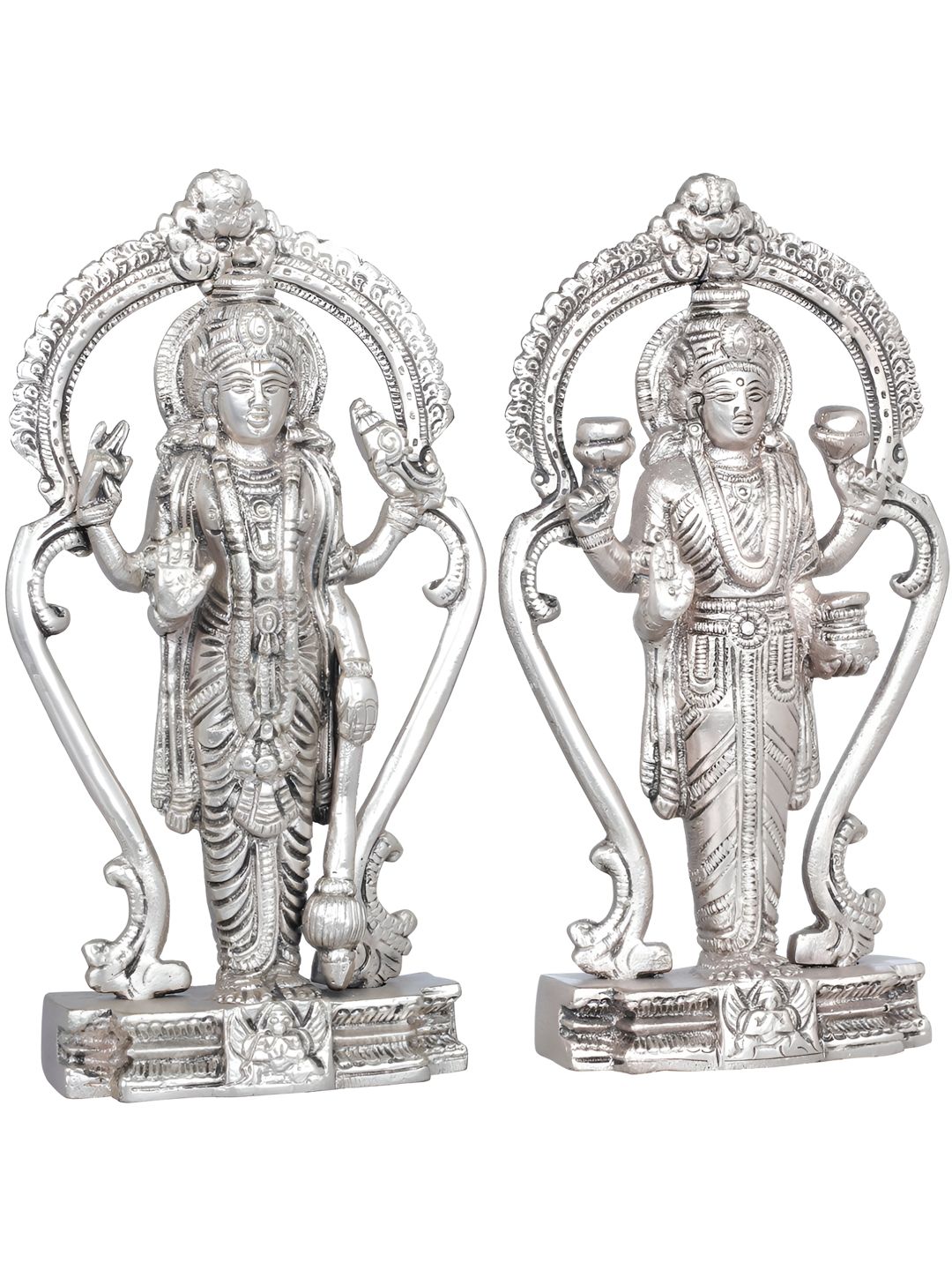 Exotic India Silver-Toned Religious Idol Showpiece-picture-41