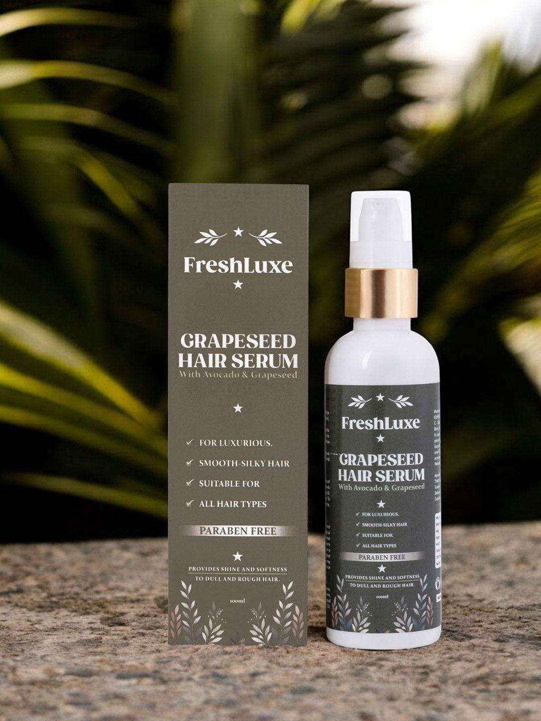 Freshluxe Grape Seed Hair Serum With Avocado & Grape Seed Oil- 100 ml-image-34