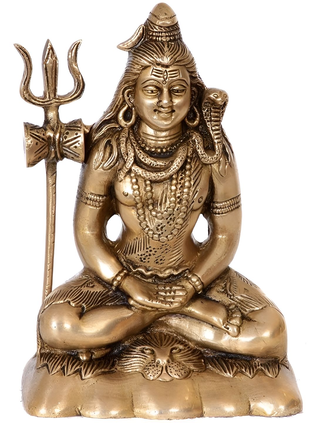 Exotic India Gold-Toned Religious Idol Showpiece-picture-27