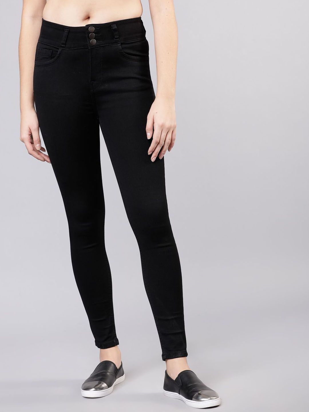 Tokyo Talkies Women Skinny Fit Mid-Rise Stretchable Jeans-image-38