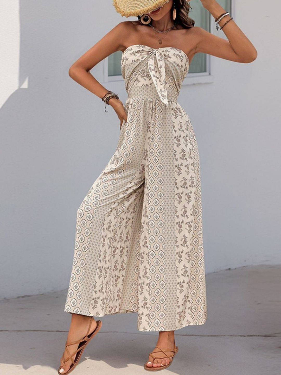 KPOP Off-Shoulder Printed Jumpsuit-picture-39