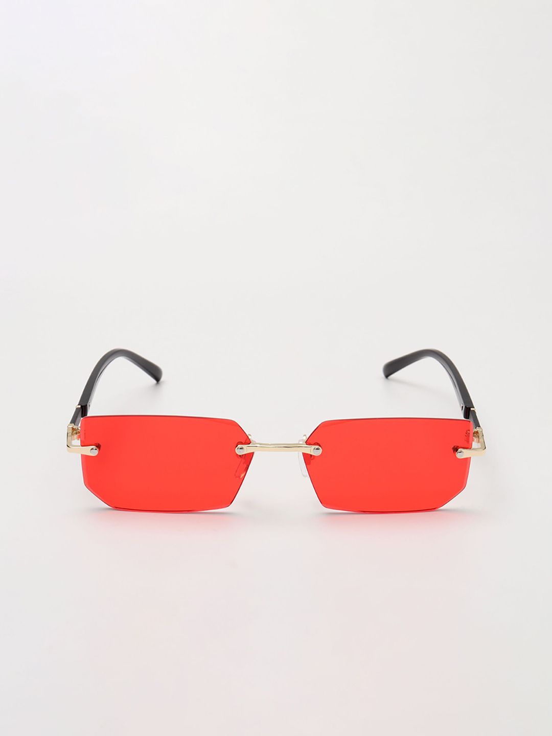 PELLE LUXUR Unisex Rectangle Sunglasses with UV Protected Lens PL25GS23-image-7