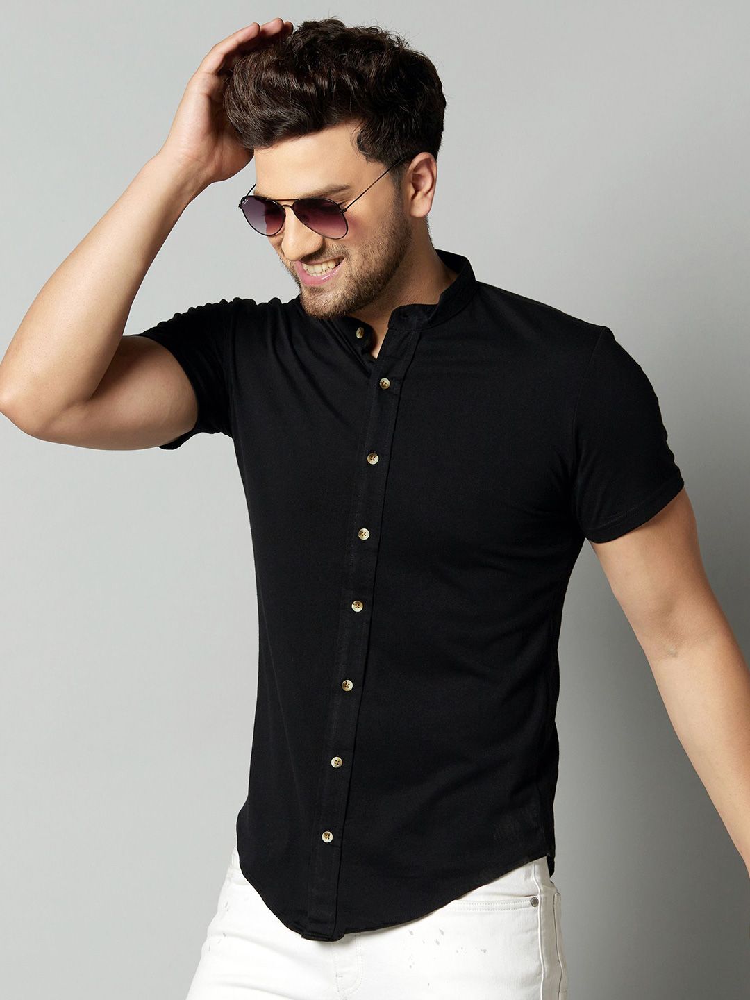 THE BEETEL HOUSE Men Solid Comfort Regular Fit Shirt-picture-28