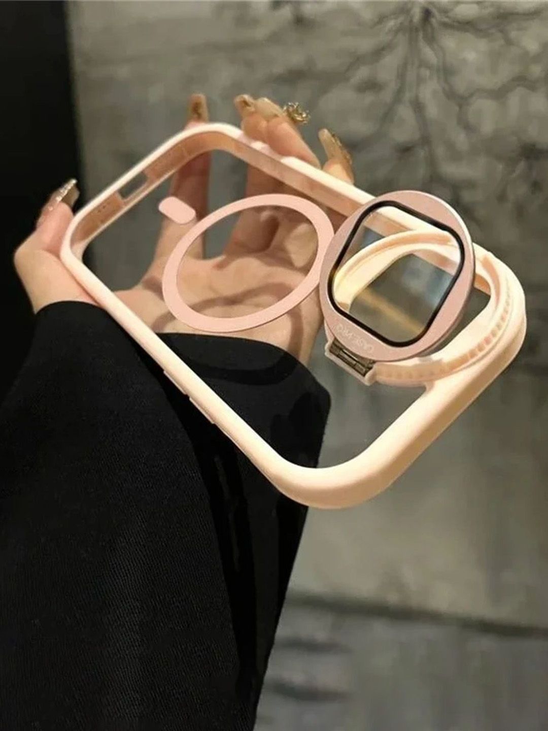 Luxury Kase Solid Printed iPhone 16 Pro Back Case Mobile Accessories-picture-15