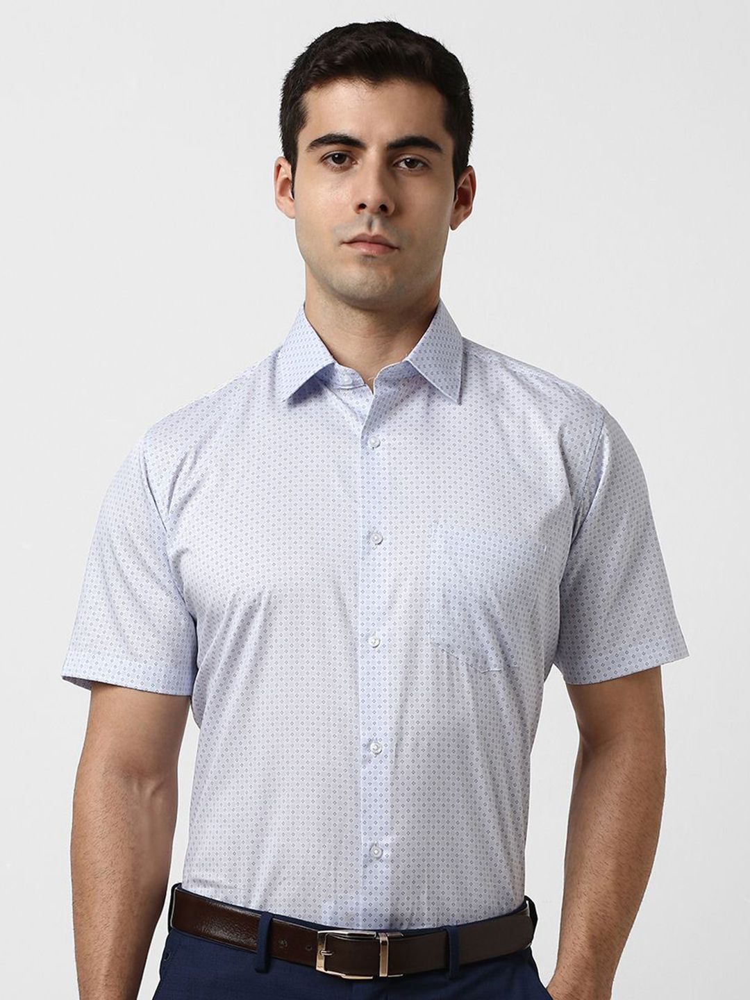 Van Heusen Men Cotton Printed Formal Shirt-picture-43