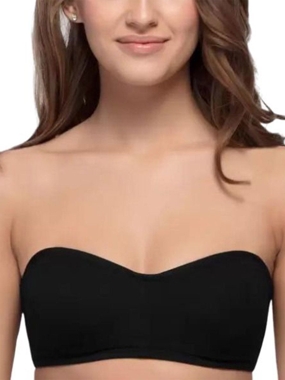 AS TRENDS Women Medium Coverage Heavily Padded Bandeau Bra