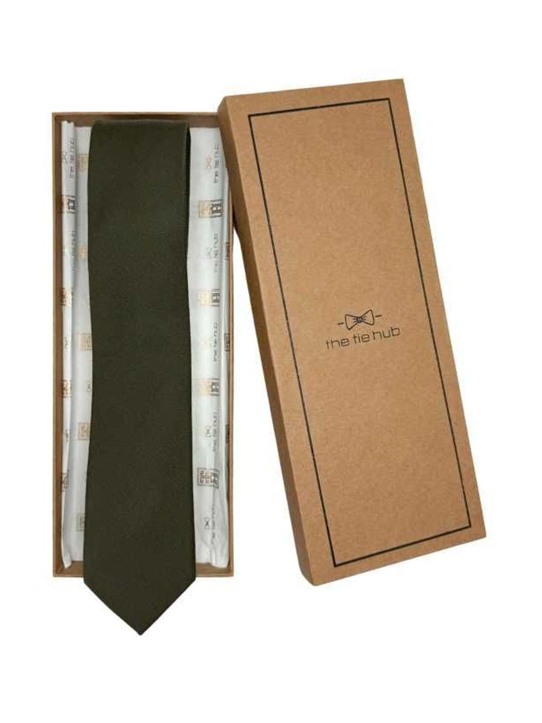 The Tie Hub Men Silk Broad Tie-image-5