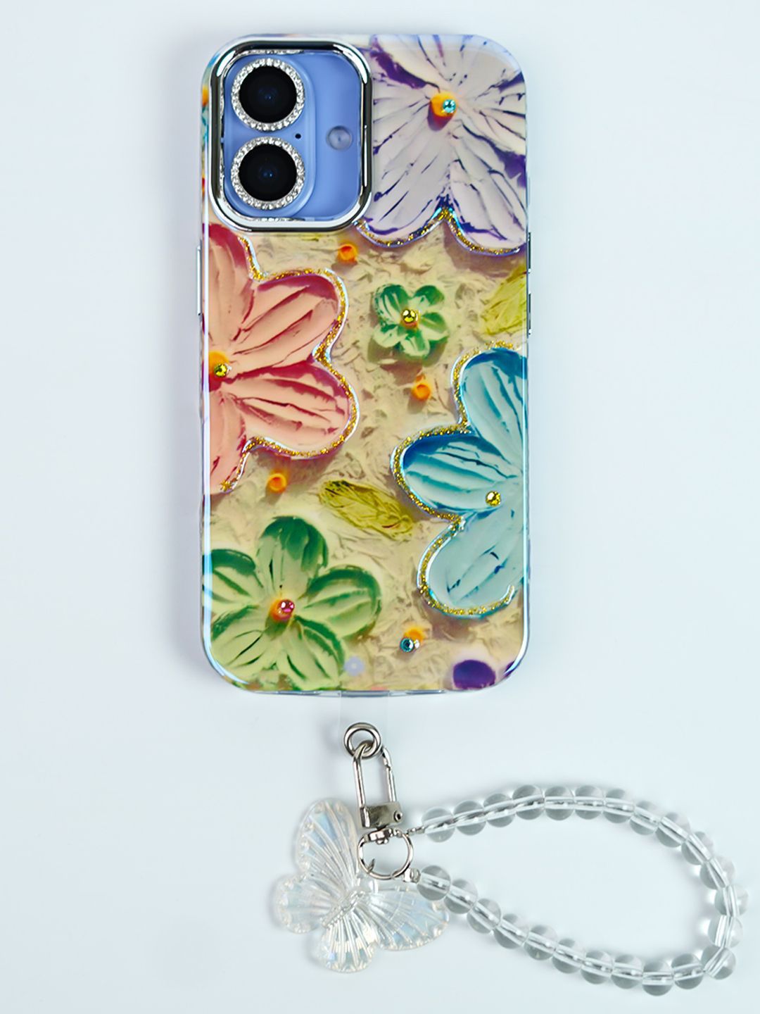 PEEPERLY Floral Printed iPhone 16 Back Case Mobile Accessories-picture-58