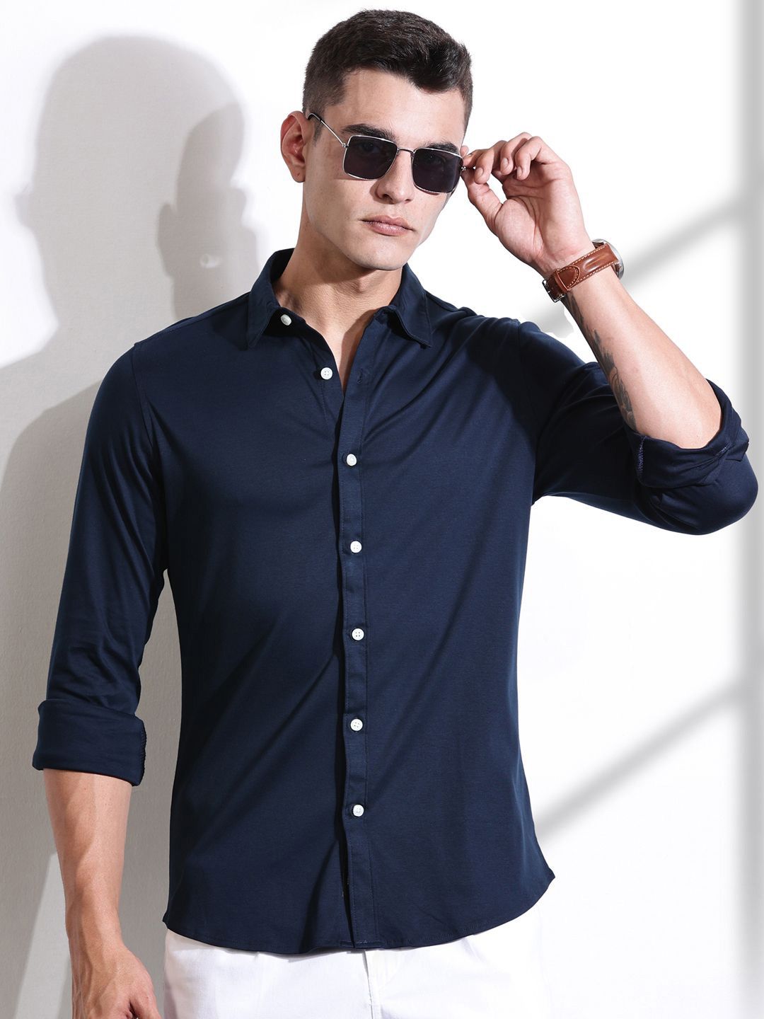 Thomas Scott Men Classic Slim Fit Casual Shirt-picture-35