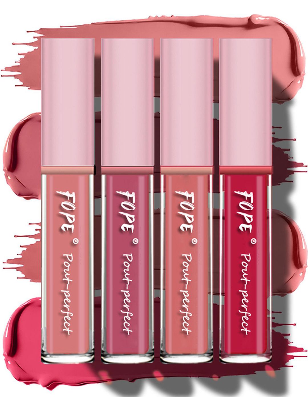 FOPE Set Of 4 Pout Perfect Ultra Matte Lipstick - 4 ml Each - 02- 03- 06- 12-image-36