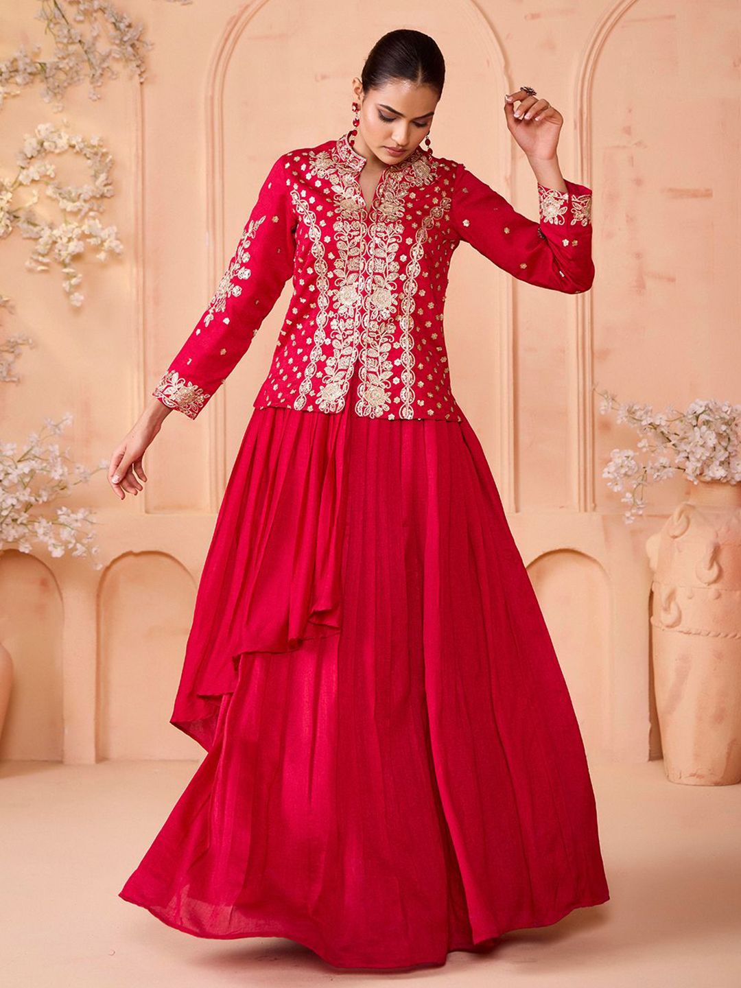 MADHURAM Embroidered Ready To Wear Lehenga & Choli